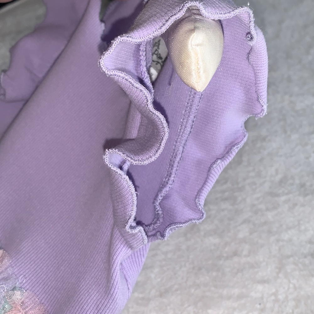 Pippa & Julie Lavender Dress 2T Tulle Bottom EUC - Picture 6 of 12